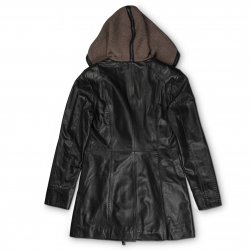 Siyah Kadın Kapüşonlu Spor Ceket Siyah Kadın Kapüşonlu Spor Ceket