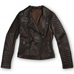 Antik Taba Kadın Çapraz Fermuar Ceket Antik Taba Kadın Çapraz Fermuar Ceket